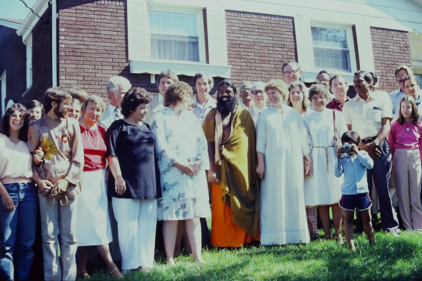 Swamiji 1980 Pittsburgh Group photo